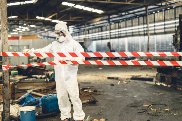 Professional Biohazard technician working in Quincy, IL
